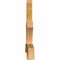 Ekena Millwork Davenport Rough Sawn Timber Gable Bracket, Western Red Cedar, 108"W x 40"H x 4"D x 6"F, 9/12 Pitch GBW108X40X0406DAV00RWR - alternate 2